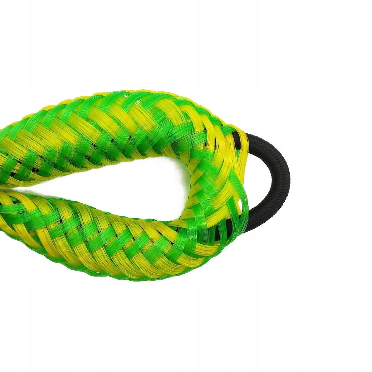 Elastinga žalia švartavimo virvė su karabinu 165cm