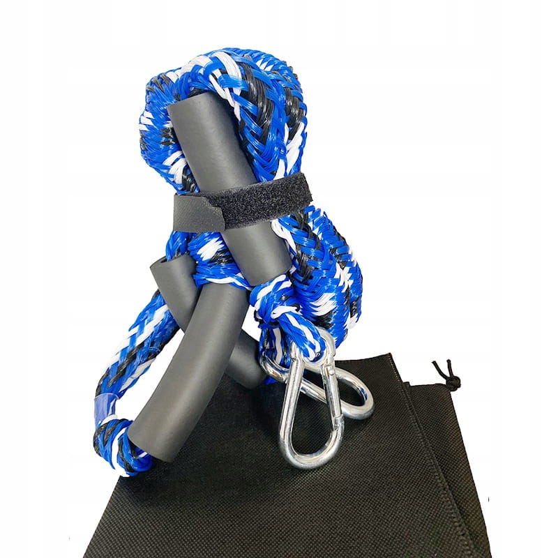 Elastinga mėlyna švartavimo virvė, 165cm, valtis, skuteris