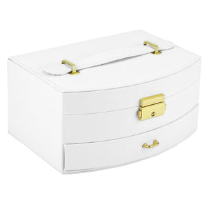 PATRIZIA BEAUTY-23003 baltas kosmetikos lagaminėlis biały