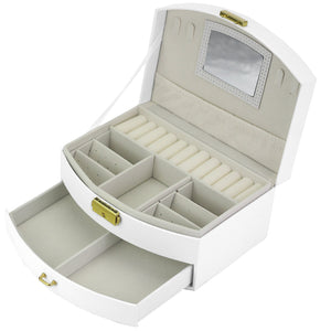 PATRIZIA BEAUTY-23003 baltas kosmetikos lagaminėlis biały