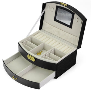 PATRIZIA BEAUTY-23003 juodas kosmetinis lagaminėlis czarny
