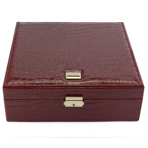 PATRIZIA BEAUTY-18080 bordo spalvos lagaminėlis bordo