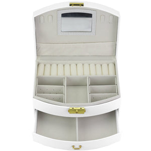 PATRIZIA BEAUTY-23003 baltas kosmetikos lagaminėlis biały
