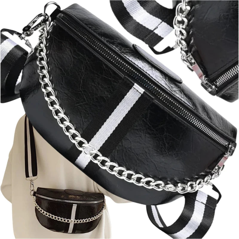 Juosmens rankinė moterims VC17 juoda R1156