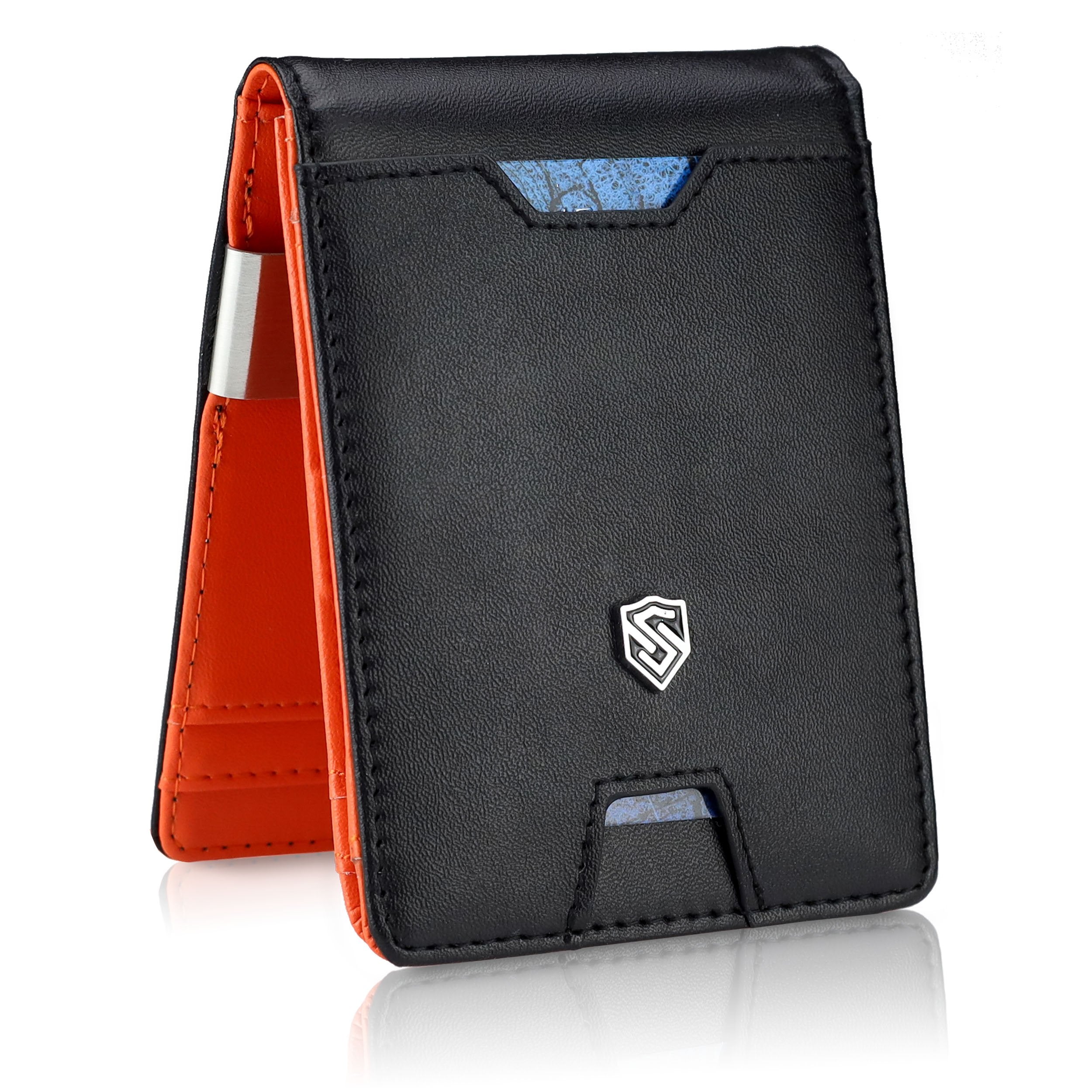 Vyriška plona piniginė, kortelių dėklas su RFID F02 S21