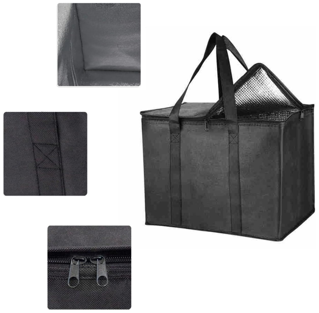 Termo krepšys maistui D2, juodas N330