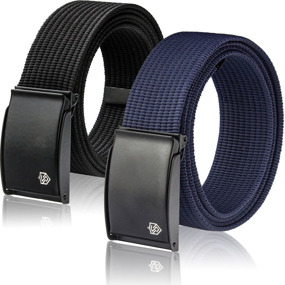 2 diržų komplektas STEVENS juodas + tamsiai mėlynas, 135cm XL, universalus