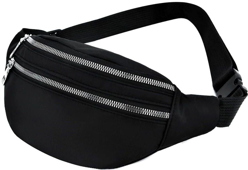 Juosmens rankinė moterims R44, juoda R1163