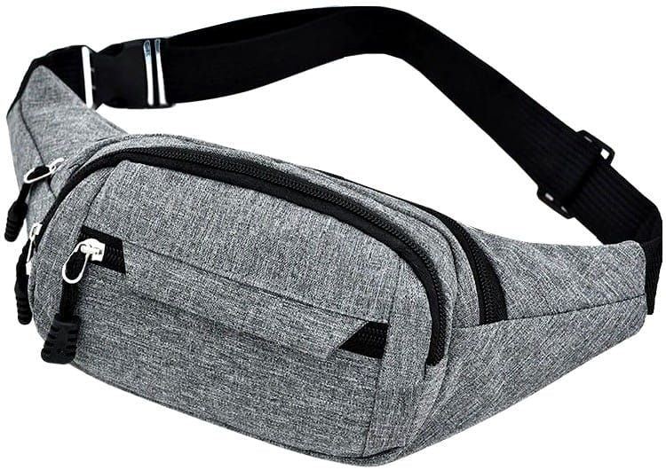 Vyriška juosmens rankinė, krepšys T119, pilka R225