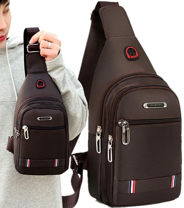 Vyriška maža kuprinė, krepšys T107, ruda R224