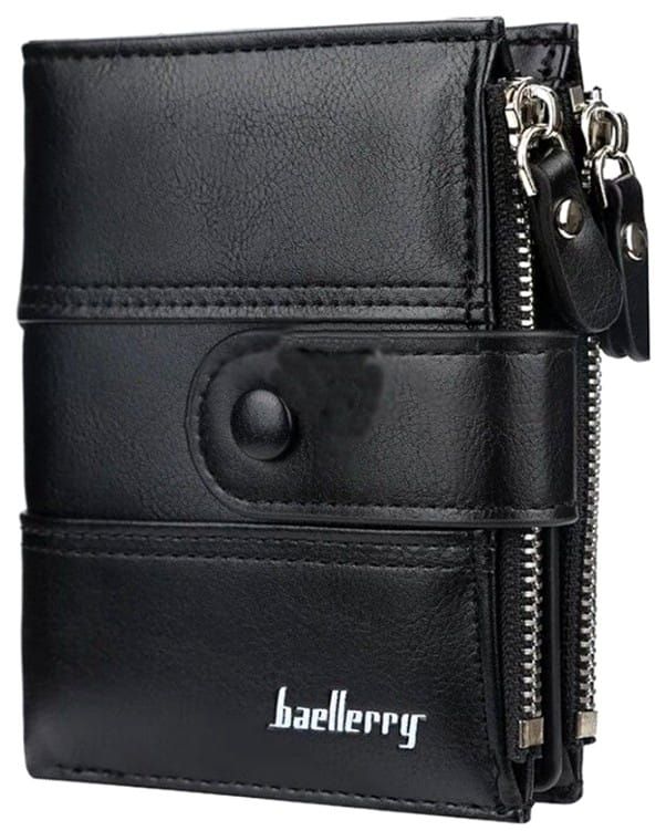 Vyriška piniginė E34, juoda S137