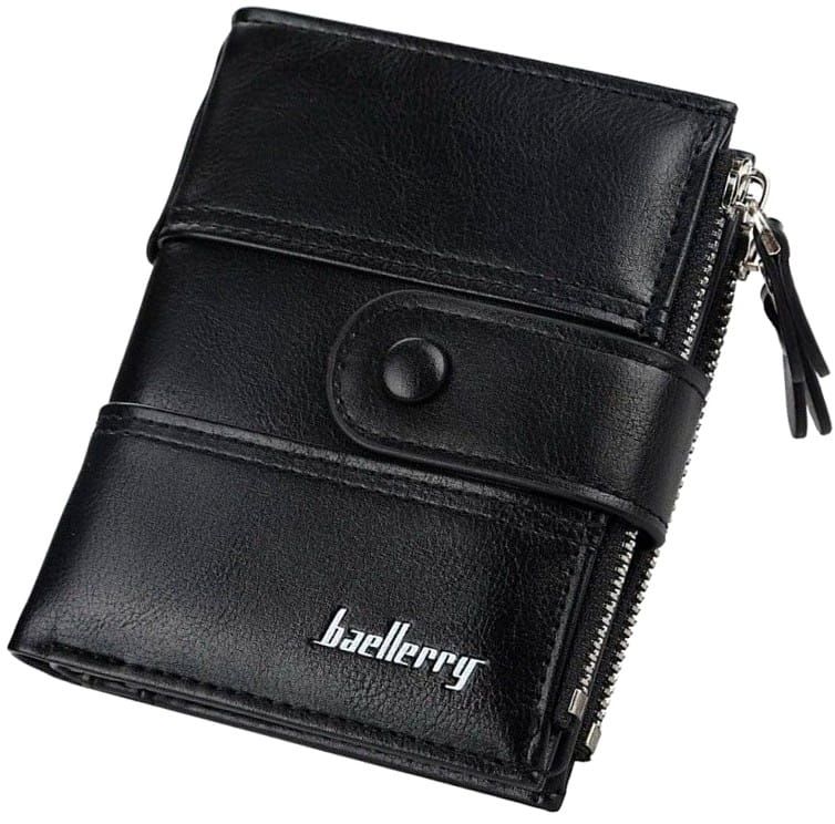 Vyriška piniginė E34, juoda S137