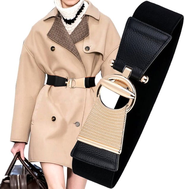 Moteriškas diržas S137 juodas N92