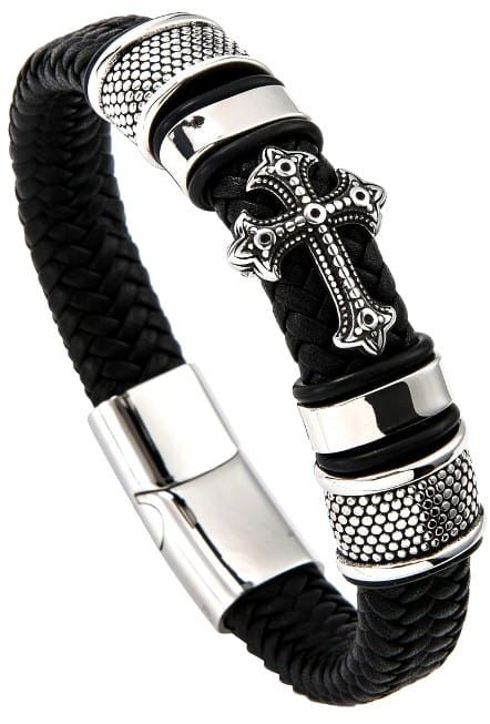 Vyriška apyrankė B4, juoda A16