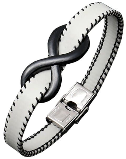 Vyriška apyrankė F88, balta A13