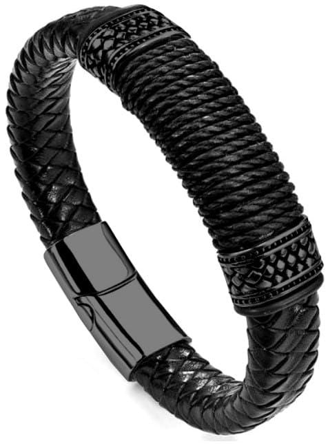 Vyriška apyrankė B22, juoda A17