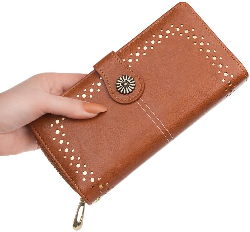 Moteriška piniginė P2-B, ruda D1735