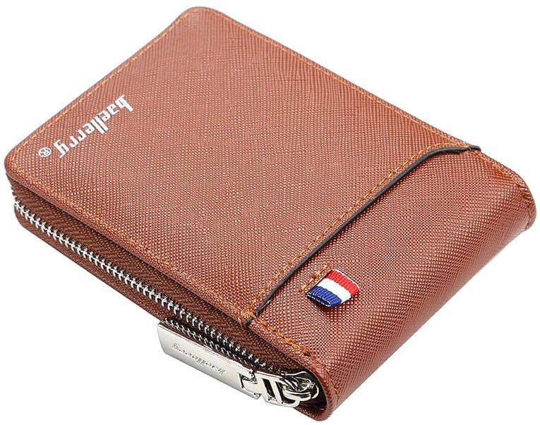 Kortelių dėklas vyrams B40, ruda S1064