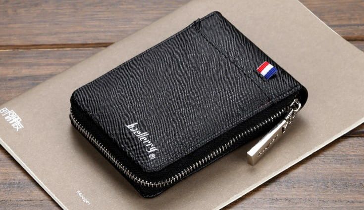 Kortelių dėklas vyrams B40, juodas S1066