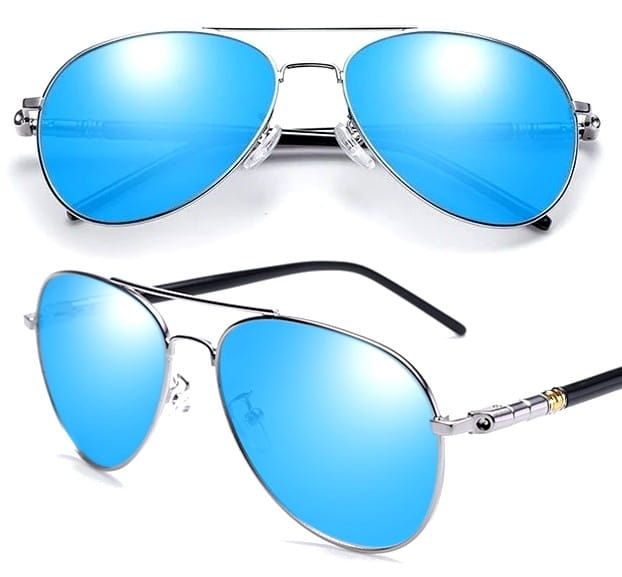 Akiniai nuo saulės pilot K3-blue, mėlyni