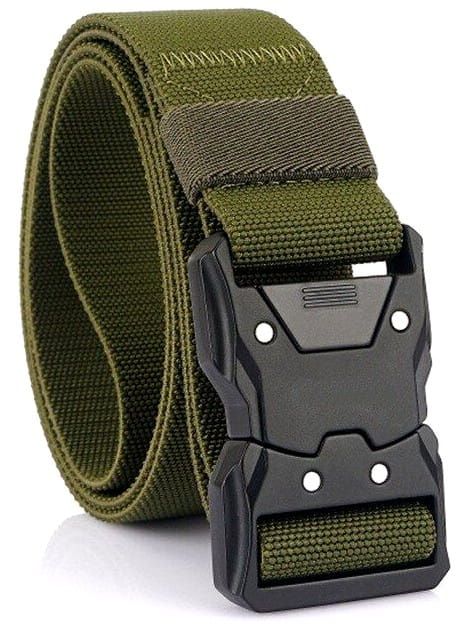 Vyriškas medžiaginis diržas H1, žalias D62