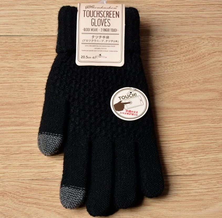 Moteriškos pirštinės KR53, juodos