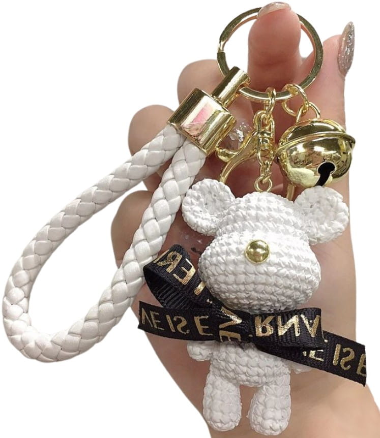 Raktų pakabukas bear F156, balta spalva N28