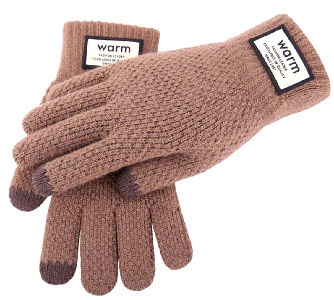 Pirštinės vyrams KR89, ruda, Universalus