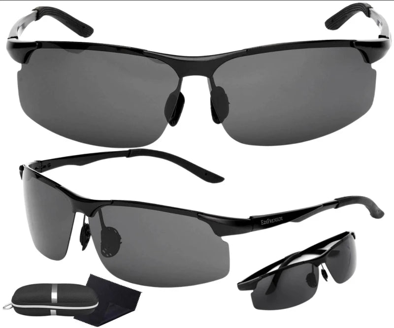 Poliarizuoti sportiniai akiniai nuo saulės vyrams J41