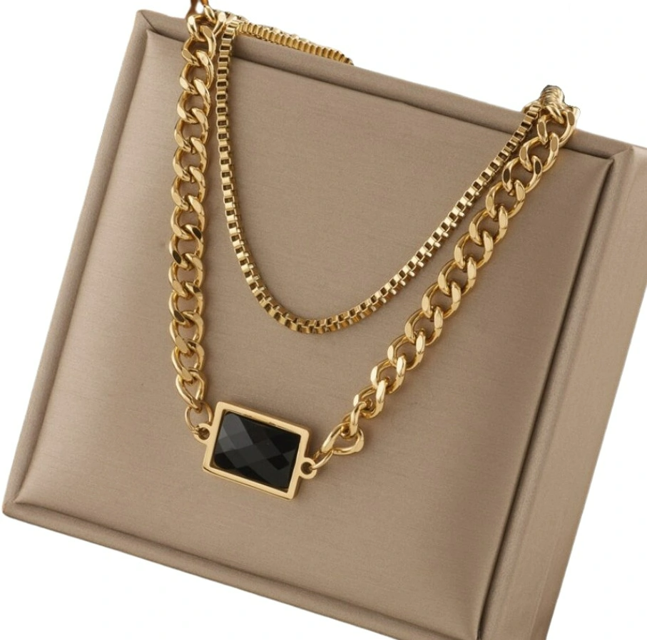 Kaklo papuošalas moterims C94, aukso spalvos N65