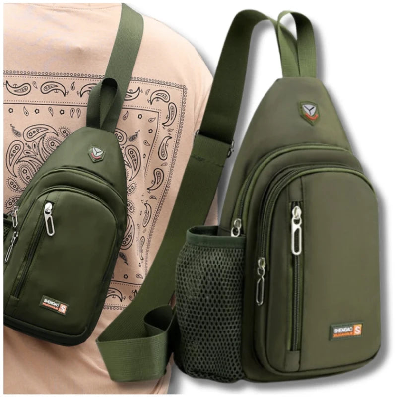 Maža vyriška kuprinė P24, žalia