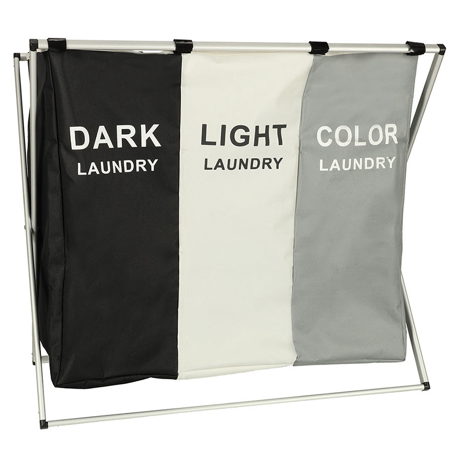 3 skyrių skalbinių krepšys R46