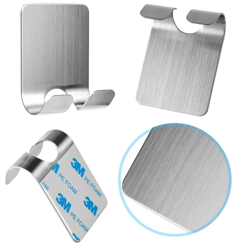 Vonios kabliukų rinkinys 3vnt S3, sidabrinis N244