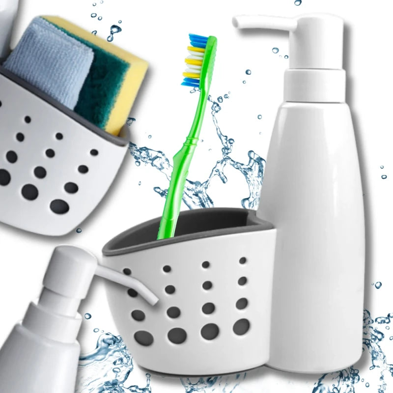 Indų plovimo skysčio dozatorius ir kempinės laikiklis ST95 N47