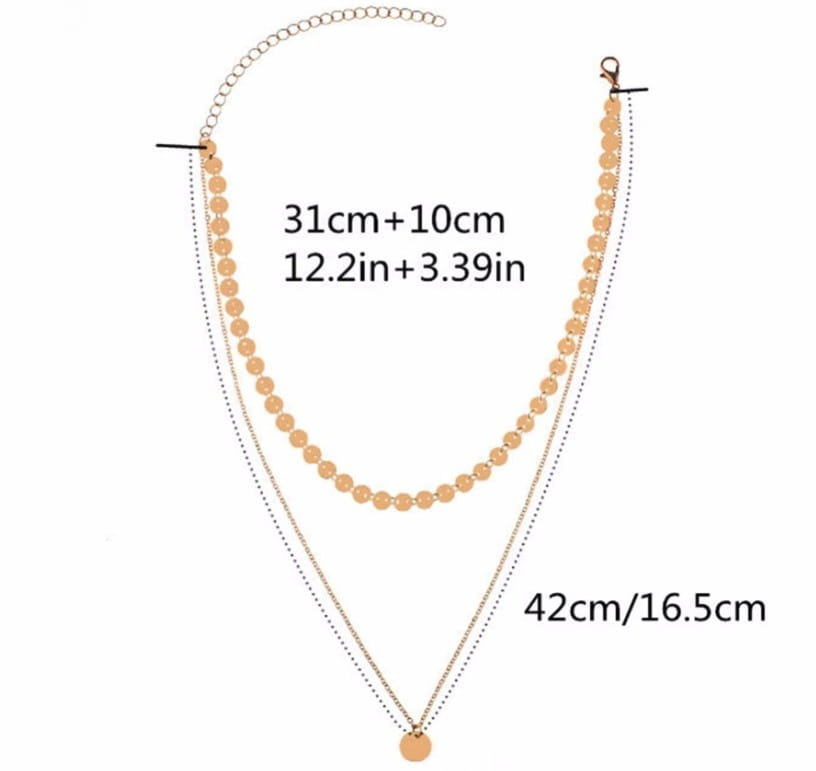 Dvigubas chokeris su moneta