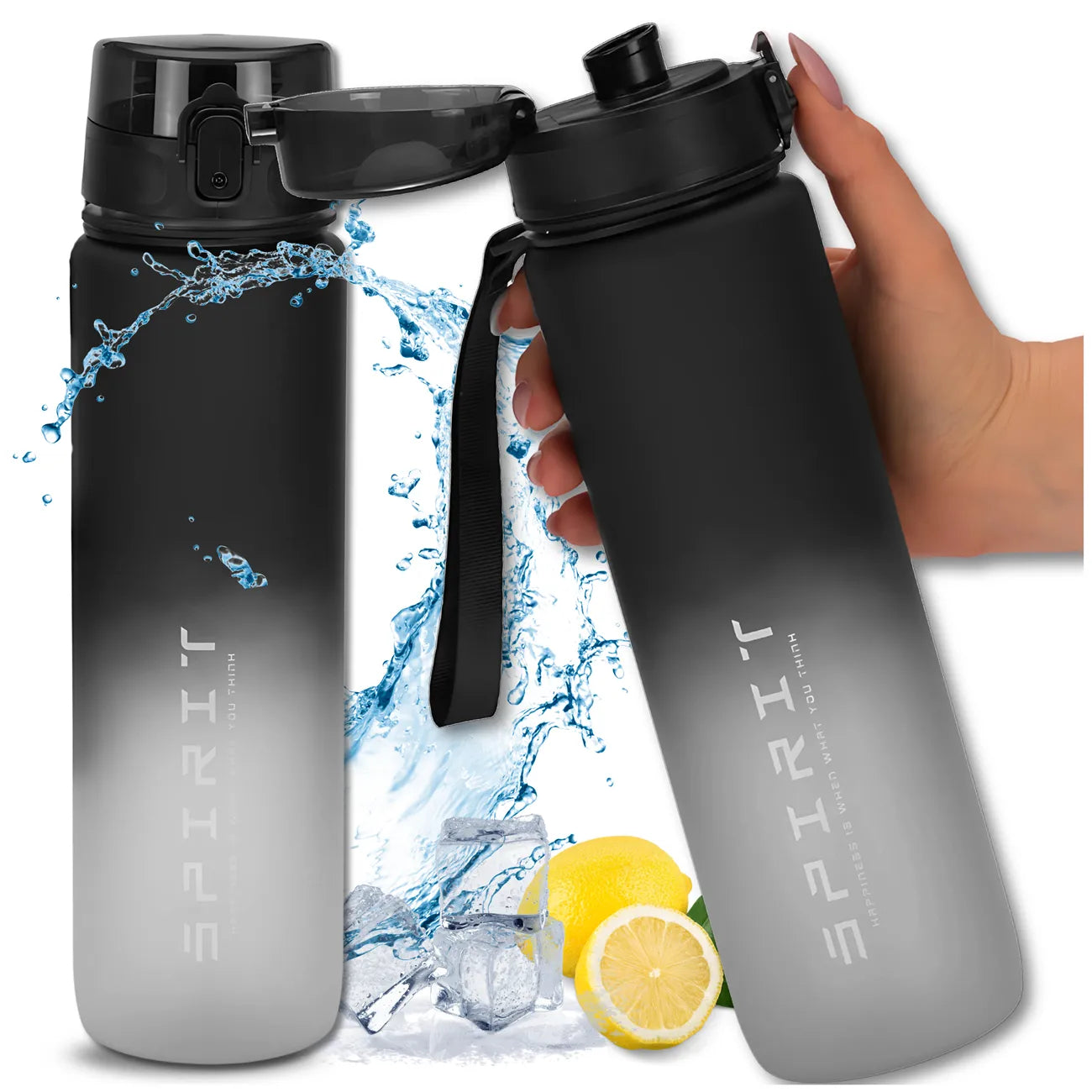 Bėgimo gertuvė Tressari, 1000 ml, BPA neturinti plastiko