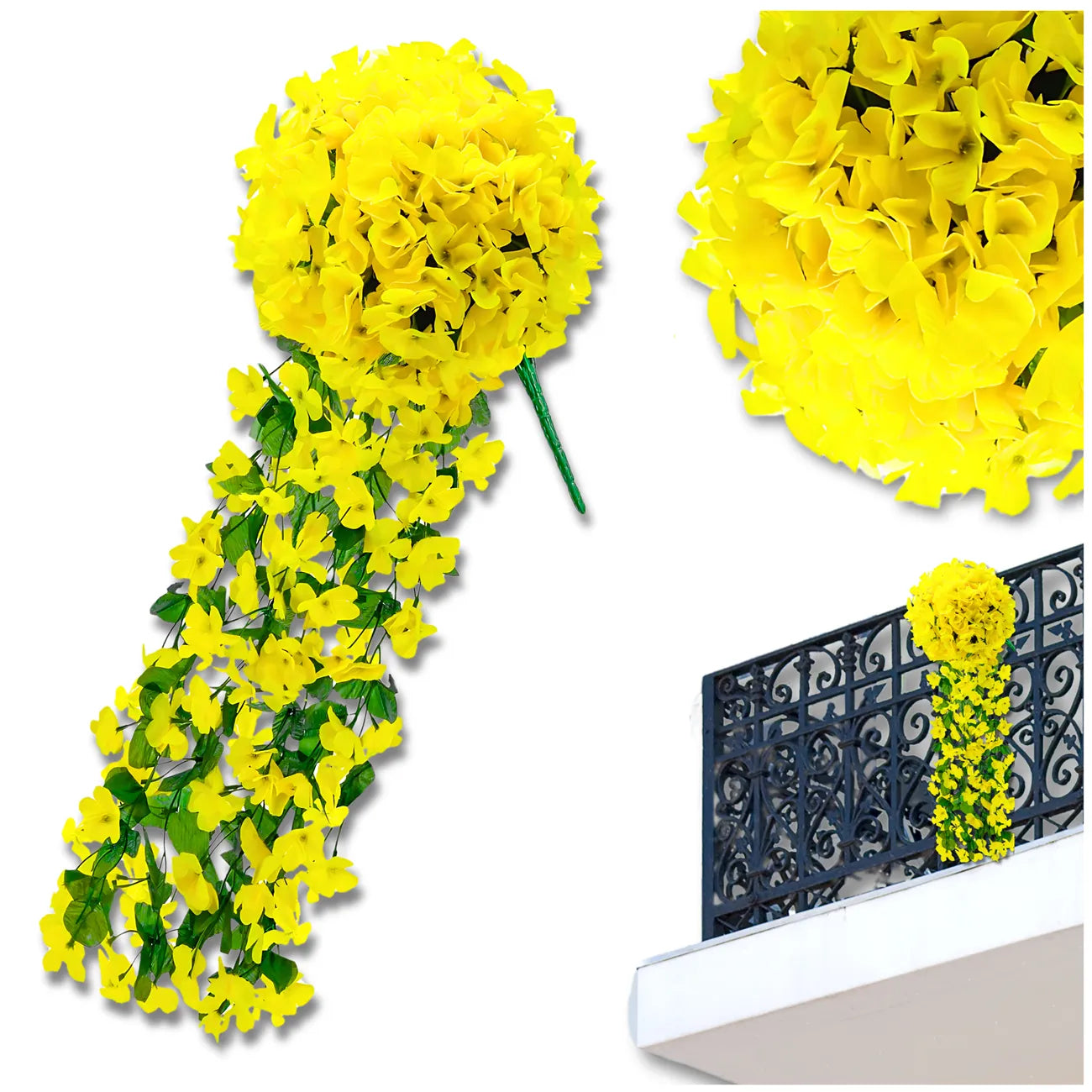 Dekoratyvinis vijoklis, geltonas, 1 vnt.