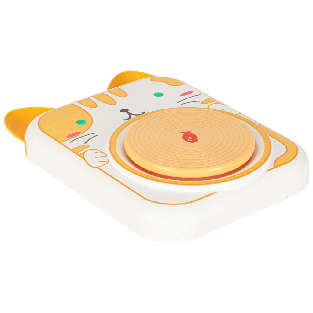 Puodžiaus ratas kūrybinis rinkinys katinas geltonas