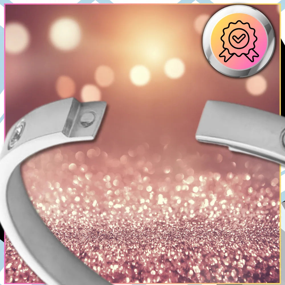 Sidabrinė standi apyrankė, chirurginis plienas 316L (spaustukas)