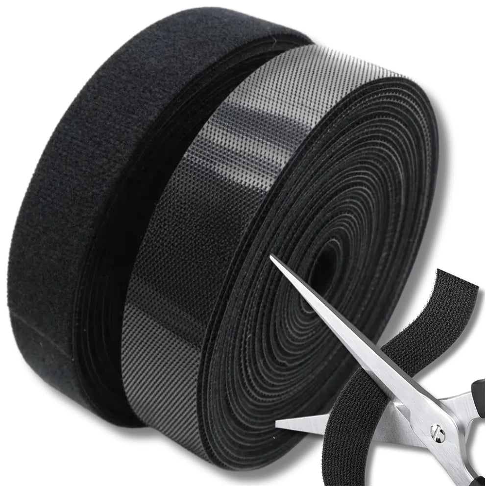 Lipni juosta kabeliams, juoda, 10 m N367