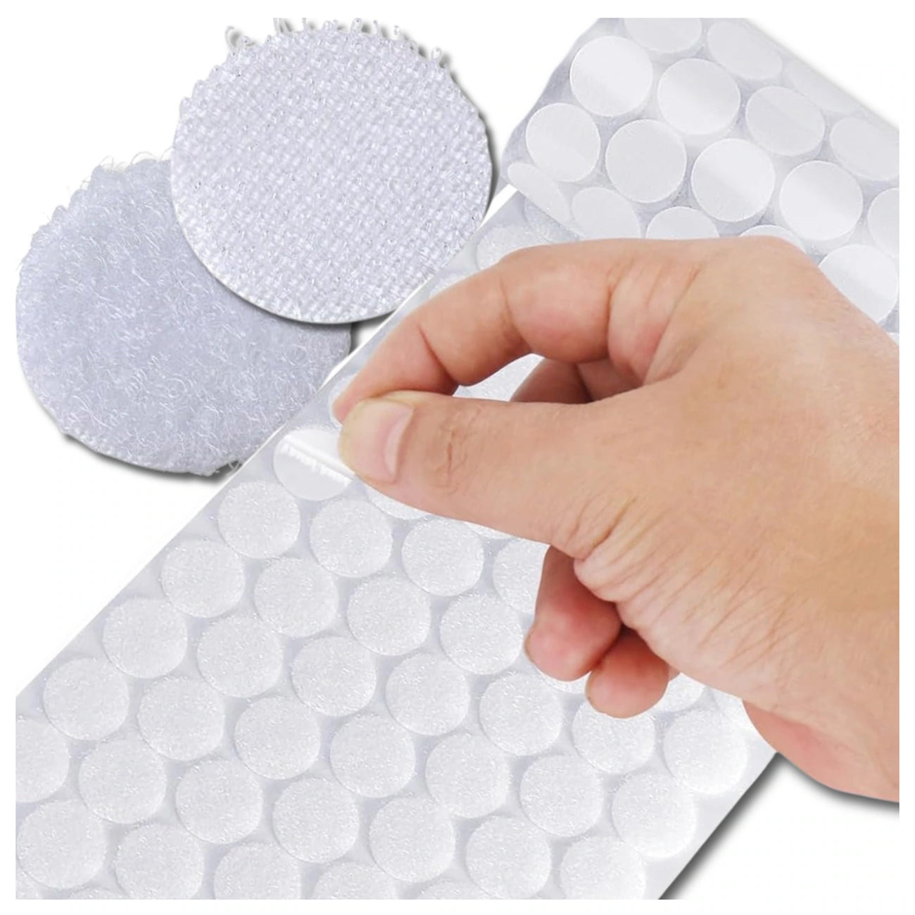 Lipnūs apskriti lipdukai, 10mm, 600 vnt. N375