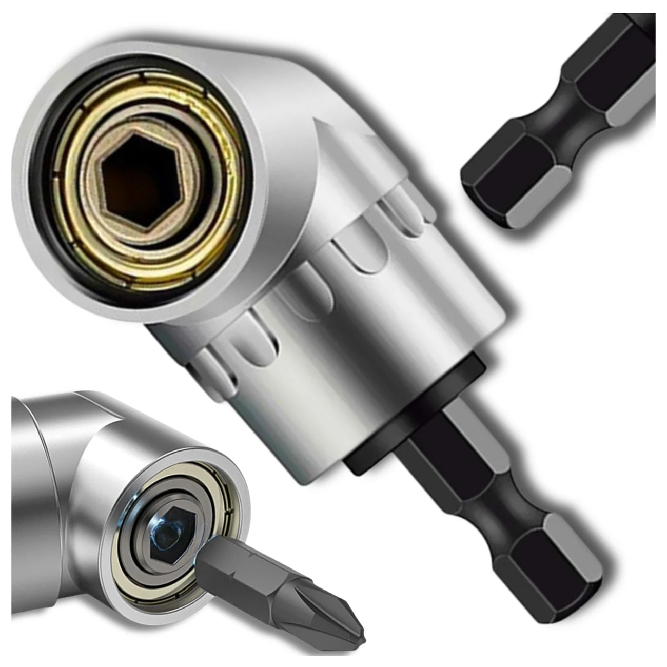 Kampinis adapteris gręžtuvui, HEX N384