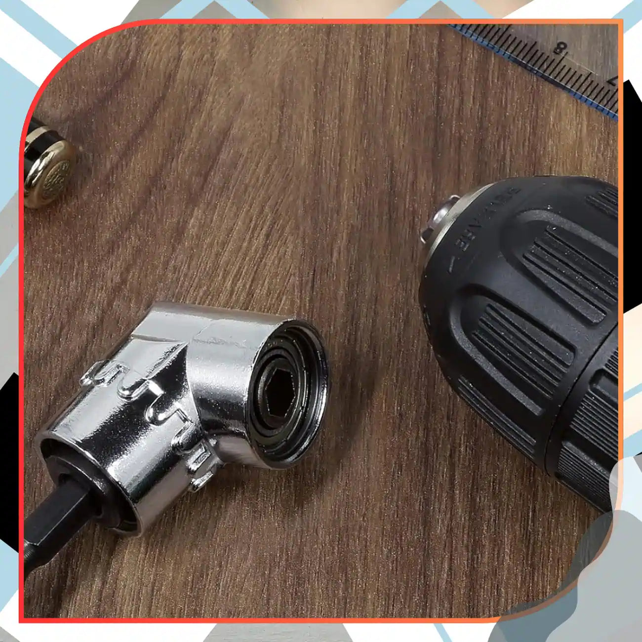 Kampinis adapteris gręžtuvui, HEX N384