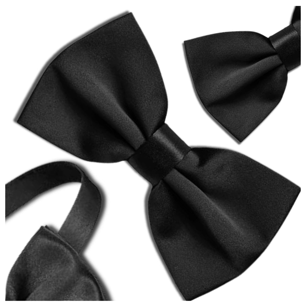 Vyriška juoda reguliuojama satino peteliškė