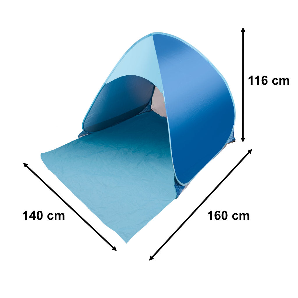 Savaime išsiskleidžianti paplūdimio palapinė su UV apsauga
