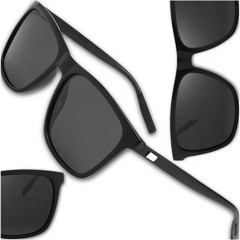 Poliarizuoti akiniai nuo saulės vyrams V61 juodi