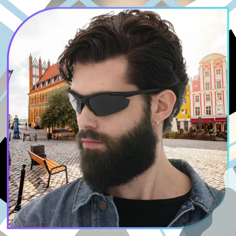 Poliarizuoti sportiniai akiniai nuo saulės vyrams FC59