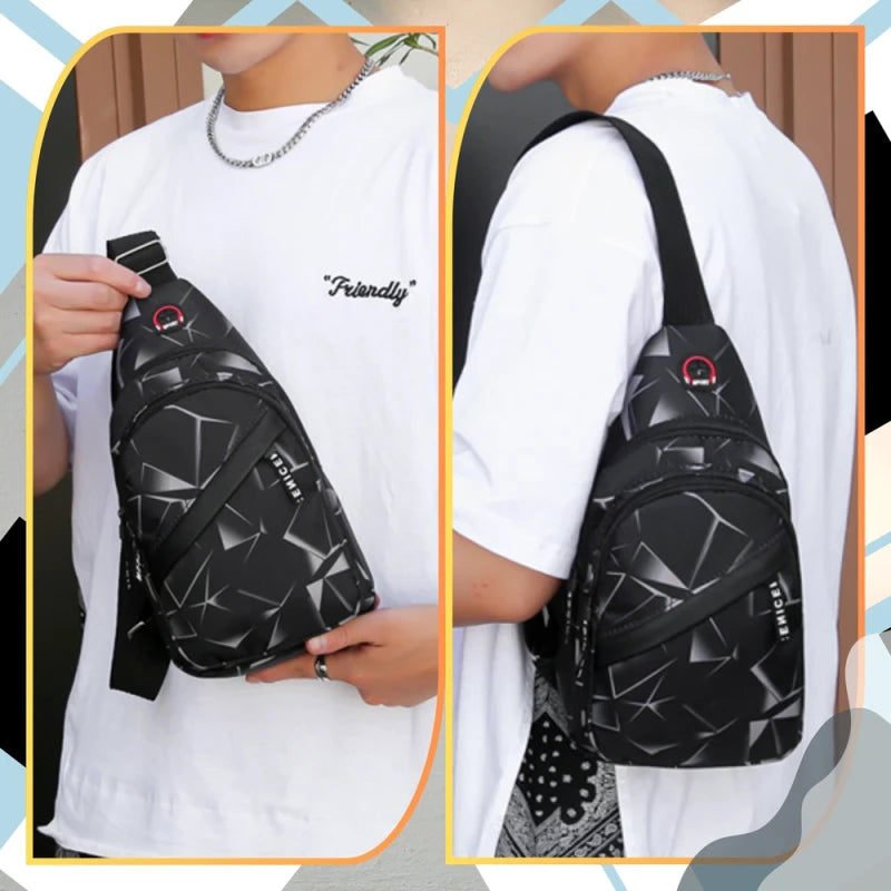 Maža kuprinė vyrams R10, juoda R287