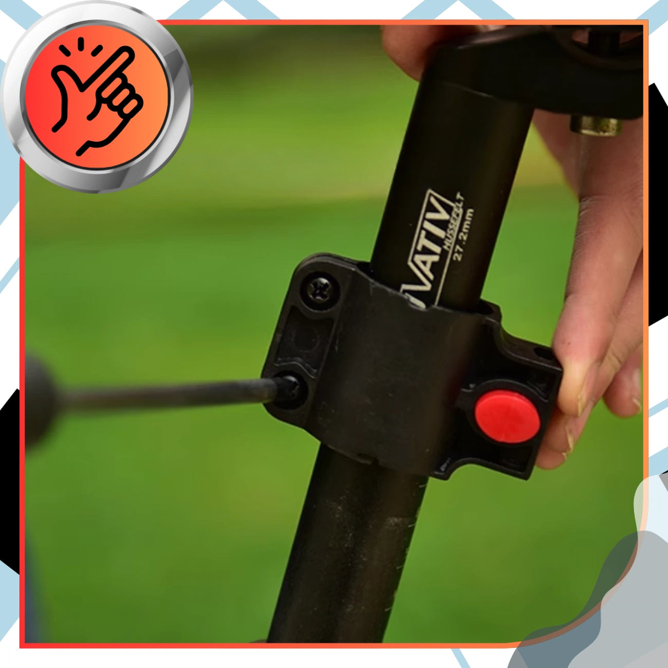 Dviračio užraktas su raktu, 1,2 m