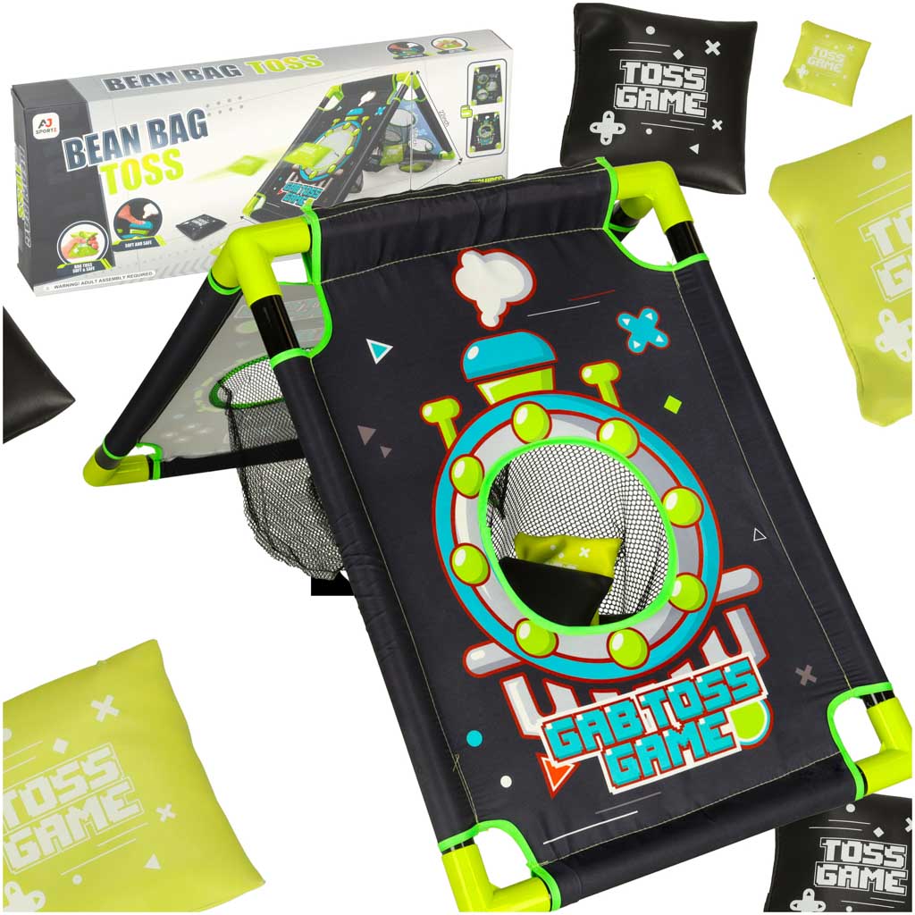 Taikinio mėtymo žaidimas su 6 maišeliais